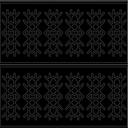 A repeat pattern of white dots on a black background. Simple texture for posters, sites, business cards, covers, labels mockup.のイラスト素材