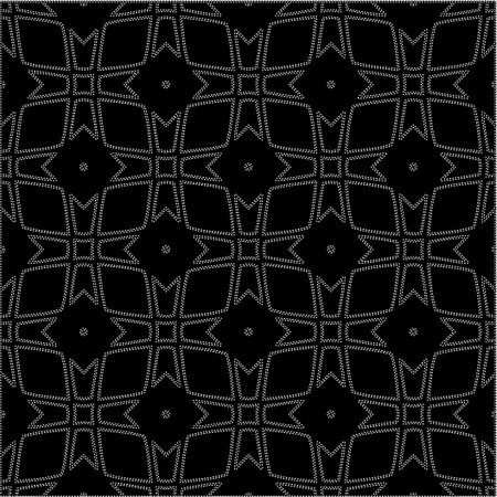 A repeat pattern of white dots on a black background. Simple texture for posters, sites, business...