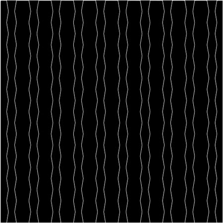 Black background with figures from white lines. Black and white pattern for web page, textures, card, poster, fabric, textile. Monochrome pattern. Repeating design.のイラスト素材