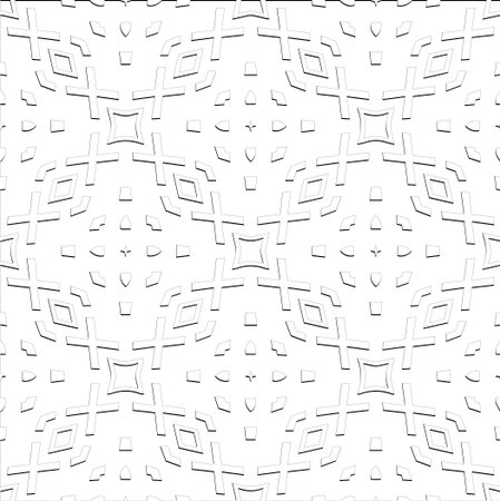 Abstract background with figures from lines. Black and white texture for web page, textures, card, poster, fabric, textile. Monochrome pattern. Repeating design.のイラスト素材