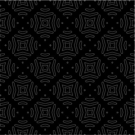 A repeat pattern of white dots on a black background. Simple texture for posters, sites, business...