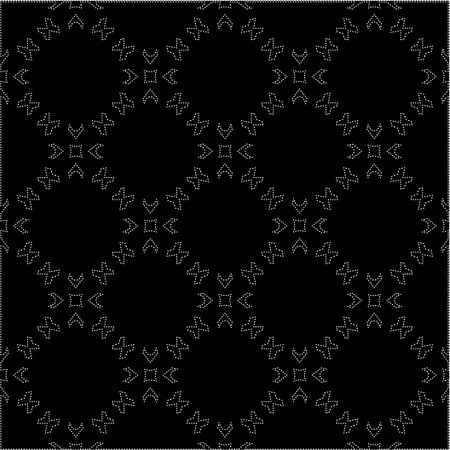 A repeat pattern of white dots on a black background. Simple texture for posters, sites, business...