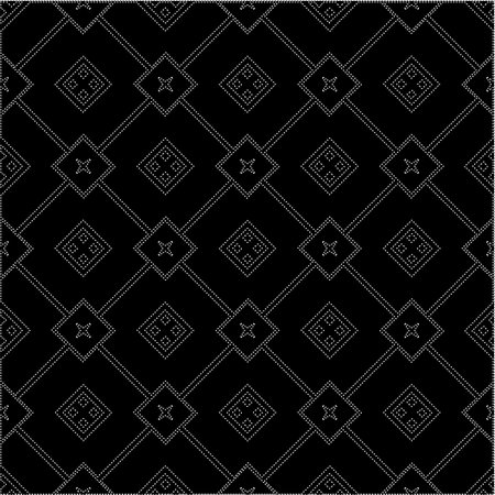 A repeat pattern of white dots on a black background. Simple texture for posters, sites, business...