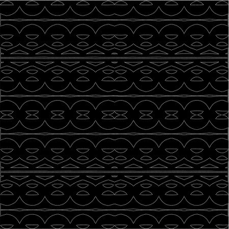 A repeat pattern of white dots on a black background. Simple texture for posters, sites, business cards, covers.のイラスト素材