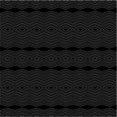 A repeat pattern of white dots on a black background. Simple texture for posters, sites, business cards, covers.のイラスト素材