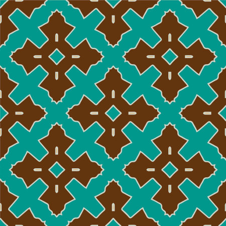 Multicolor seamless geometric pattern. Abstract background with a repeating pattern. Perfect for fashion, textile design, on wall paper, wrapping paper, fabrics and home decor.のイラスト素材