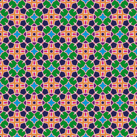 Abstraction in art. Seamless background with repeat pattern.のイラスト素材