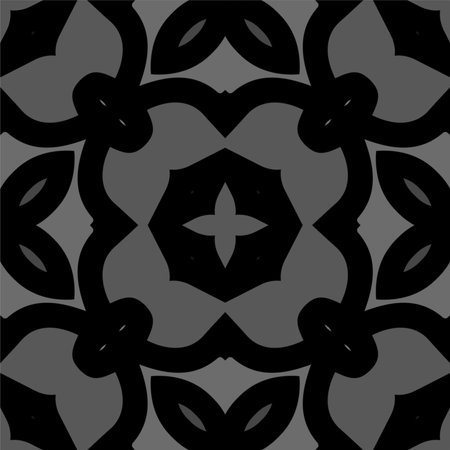 White background with black pattern. Seamless texture for fashion, textile design, on wall paper, wrapping paper, fabrics and home decor. simple repeat pattern.のイラスト素材