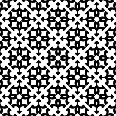 Black pattern. Seamless texture for fashion, textile design, on wall paper, wrapping paper, fabrics and home decor. Simple repeat pattern.Abstract design.のイラスト素材