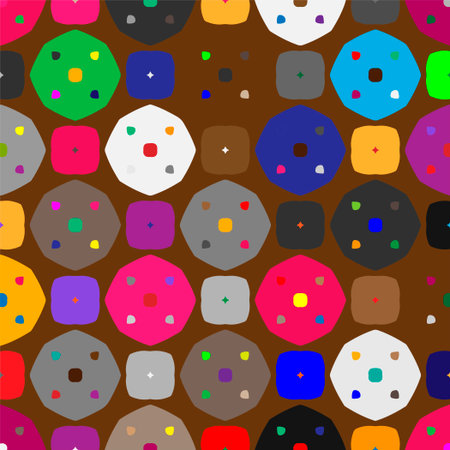 Colorful background. Perfect for wallpaper, wrapping paper, pattern fills, greetings, web page background, Christmas and New Year greeting cards.Color mosaic.Abstract shape art with Color pattern.のイラスト素材