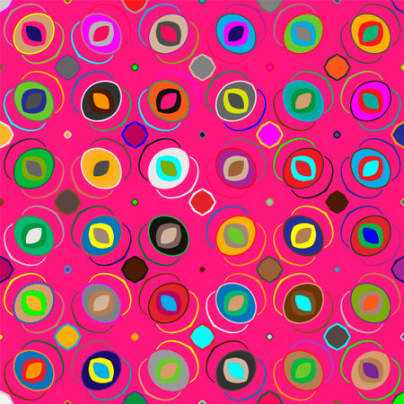 Colorful background. Perfect for wallpaper, wrapping paper, pattern fills, greetings, web page background, Christmas and New Year greeting cards.Color mosaic.Abstract shape art with Color pattern.のイラスト素材
