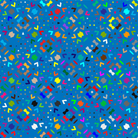 Colorful background. Perfect for wallpaper, wrapping paper, pattern fills, greetings, web page background, Christmas and New Year greeting cards.Color mosaic.Abstract shape art with Color pattern.のイラスト素材