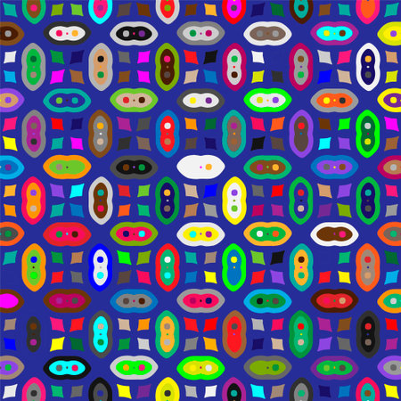 Colorful background. Perfect for wallpaper, wrapping paper, pattern fills, greetings, web page background, Christmas and New Year greeting cards.Color mosaic.Abstract shape art with Color pattern.のイラスト素材