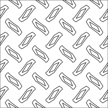 Figures from lines.Black pattern on white wallpaper for web page, textures, card, poster, fabric, textile. Abstract background.Repeating background image.White texture. Lines shapes.のイラスト素材