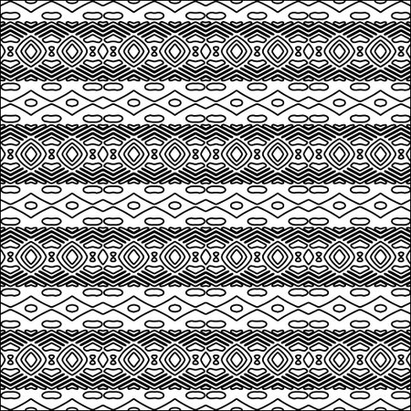 Abstract patterns.Abstract shapes from lines. Raster graphics for design. Black and white pattern.