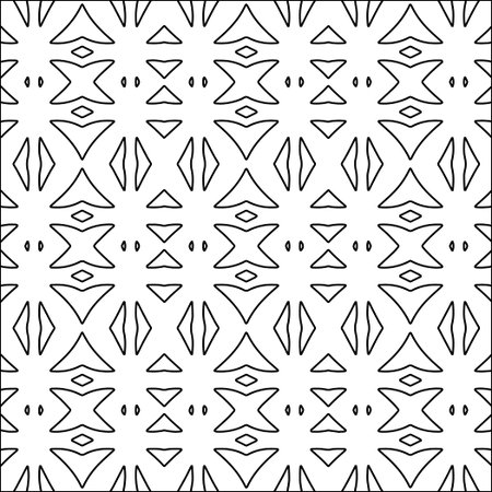 Abstract patterns.Abstract shapes from lines. Vector graphics for design, prints, decoration, cover, textile, digital wallpaper, web background, wrapping paper, clothing, fabric, packaging, cards.のイラスト素材