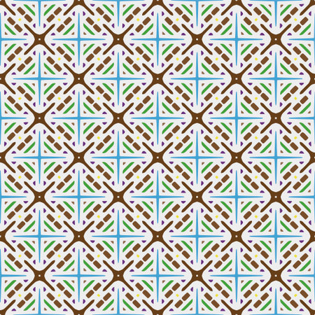 Abstract shapes.Repeating patterns art. Vector graphics for design, prints, decoration, cover, textile, digital wallpaper, web background, wrapping paper, clothing, fabric, packaging, cards.のイラスト素材