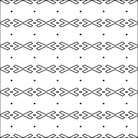 Abstract shapes.Abstract patterns from lines.White wallpaper. Vector graphics for design, textile, decoration, cover, wallpaper, web background, wrapping paper, fabric.Repeating pattern.のイラスト素材