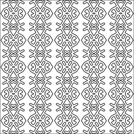 Abstract patterns.Abstract shapes from lines. Vector graphics for design, prints, decoration, cover, textile, digital wallpaper, web background, wrapping paper, clothing, fabric, packaging, cards.のイラスト素材