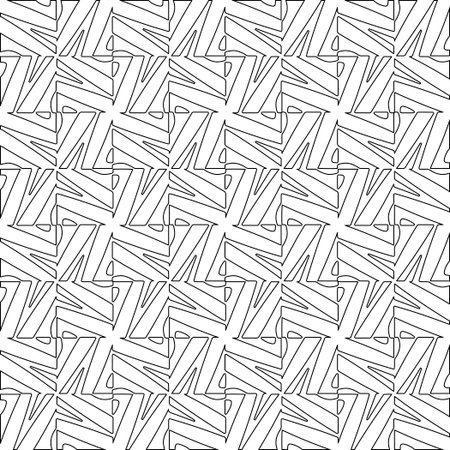 Abstract patterns.Abstract shapes from lines. Vector graphics for design, prints, decoration, cover, textile, digital wallpaper, web background, wrapping paper, clothing, fabric, packaging, cards.のイラスト素材
