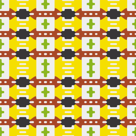 Abstract seamless pattern. Abstract background for fabric print, card, table cloth, furniture, banner, cover, invitation, decoration, wrapping. Repeating pattern.のイラスト素材