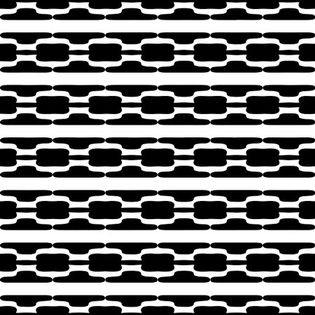 Monochrome pattern, Abstract texture for fabric print, card, table cloth, furniture, banner, cover, invitation, decoration, wrapping.seamless repeating pattern.Black color.のイラスト素材