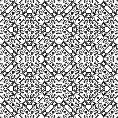 Abstract patterns.Abstract shapes from lines. Vector graphics for design, prints, decoration, cover, textile, digital wallpaper, web background, wrapping paper, clothing, fabric, packaging, cards.のイラスト素材