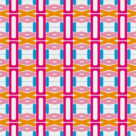 Abstract seamless pattern. Abstract background for fabric print, card, table cloth, furniture, banner, cover, invitation, decoration, wrapping. Repeating pattern.のイラスト素材