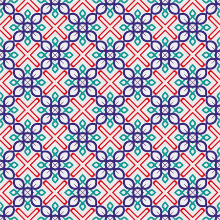 Abstract seamless pattern. Abstract background for fabric print, card, table cloth, furniture, banner, cover, invitation, decoration, wrapping. Repeating pattern.のイラスト素材