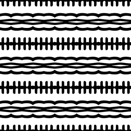Monochrome patterns. Wallpaper design element for textile, decoration, cover, wallpaper, web...
