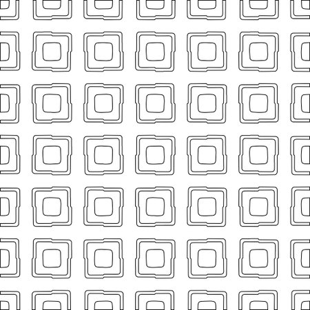 Abstract shapes.Patterns from lines.White wallpaper. Vector graphics for design, textile, decoration, cover, wallpaper, web background, wrapping paper, fabric, packaging. Repeating pattern.のイラスト素材