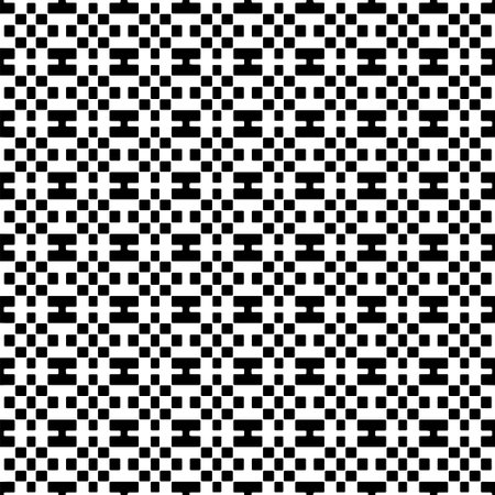 Abstract black figures on a whire background. Seamless texture for fashion, textile design, on wall...