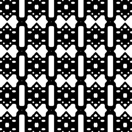 White background with black pattern. Seamless texture for fashion, textile design, on wall paper,...