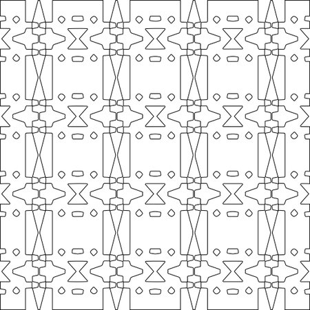 Abstract patterns.Abstract forms from lines. Vector graphics for design, prints, decoration, cover, textile, digital wallpaper, web background, wrapping paper, clothing, fabric, packaging, cards.のイラスト素材