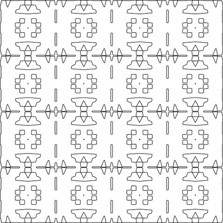 Abstract patterns.Abstract forms from lines. Vector graphics for design, prints, decoration, cover, textile, digital wallpaper, web background, wrapping paper, clothing, fabric, packaging, cards.のイラスト素材