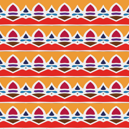 Abstract seamless pattern. Abstract background for fabric print, card, table cloth, furniture, banner, cover, invitation, decoration, wrapping. Repeating pattern.のイラスト素材