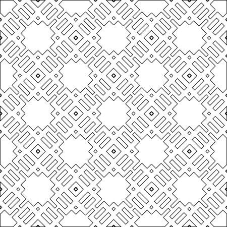 Abstract shapes from lines. Vector graphics for design, prints, decoration, cover, textile, digital wallpaper, web background, wrapping paper, clothing, fabric, packaging, cards.Geometric patterns.のイラスト素材