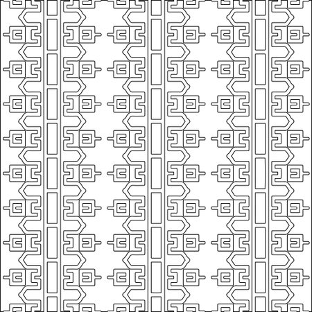 Abstract shapes from lines. Vector graphics for design, prints, decoration, cover, textile, digital wallpaper, web background, wrapping paper, clothing, fabric, packaging, cards.Geometric patterns.のイラスト素材