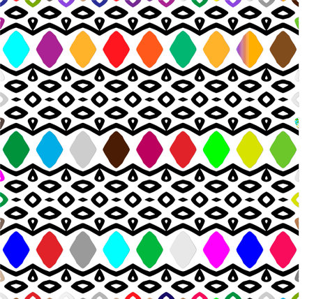 Colorful background. Perfect for wallpaper, wrapping paper, pattern fills, greetings, web page background, Christmas and New Year greeting cards.Color mosaic.Abstract shape art with Color pattern.のイラスト素材