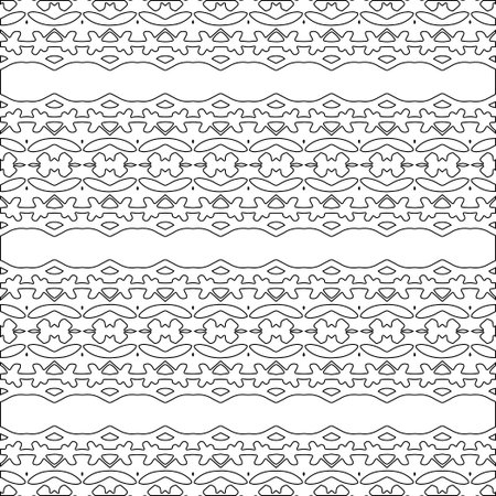 Abstract shapes from lines. Vector graphics for design, prints, decoration, cover, textile, digital wallpaper, web background, wrapping paper, clothing, fabric, packaging, cards.Geometric patterns.のイラスト素材