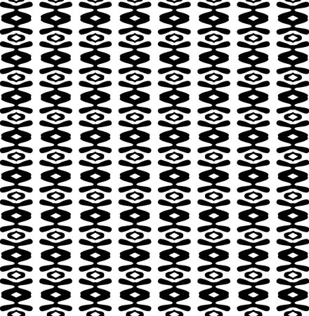White background with black pattern. Seamless texture for fashion, textile design, on wall paper, wrapping paper, fabrics and home decor. simple repeat pattern.のイラスト素材