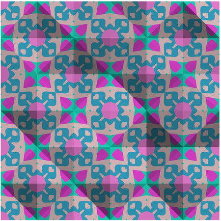 Seamless pattern with repeating abstract shapes.Seamless texture. Design element for prints,...