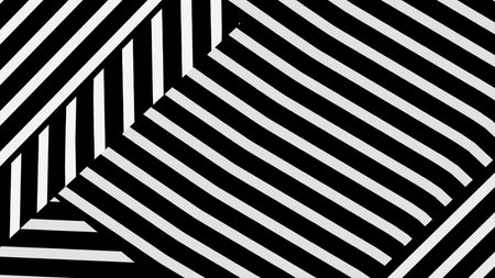 Abstract background with black and white stripes .Background in UHD format 3840x2160.の写真素材