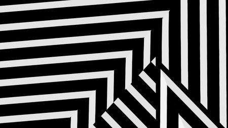 Abstract background with black and white stripes .Background in UHD format 3840x2160.