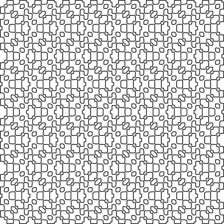 Linear pattern. Digital design.Black and white pattern for web page, textures, card, poster, fabric, textile.Linear Wallpaper Images.Repeating ornament.のイラスト素材