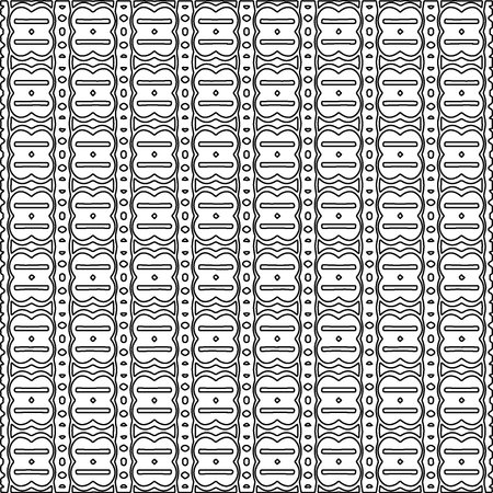 Linear pattern. Digital design.Black and white pattern for web page, textures, card, poster, fabric, textile.Linear Wallpaper Images.Repeating ornament.のイラスト素材