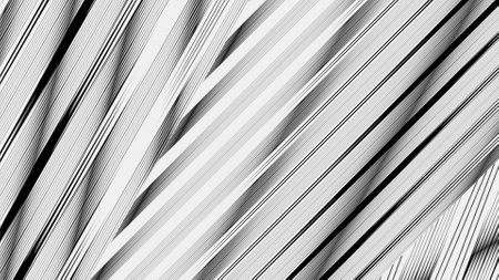 Striped wallpaper. Black and white stripes. Design for decor, print. Background in 4k format 3840x2160.の写真素材
