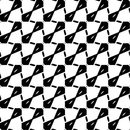 White background with black pattern. Seamless texture for fashion, textile design, on wall paper,...