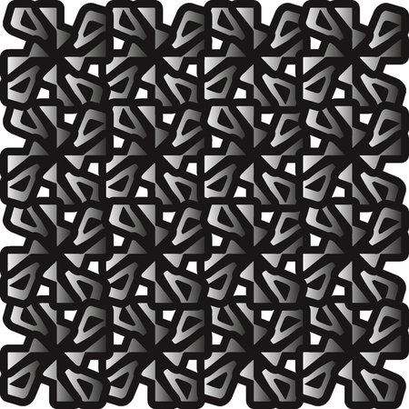Silver metallic gradient with repeat Pattern. Abstract metallic background.