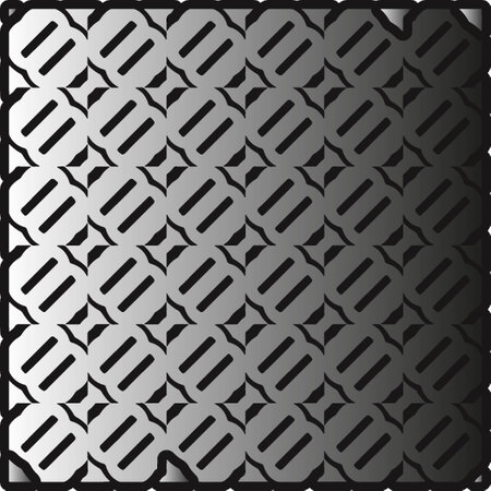 Silver metallic gradient with repeat Pattern. Abstract metallic background.のイラスト素材